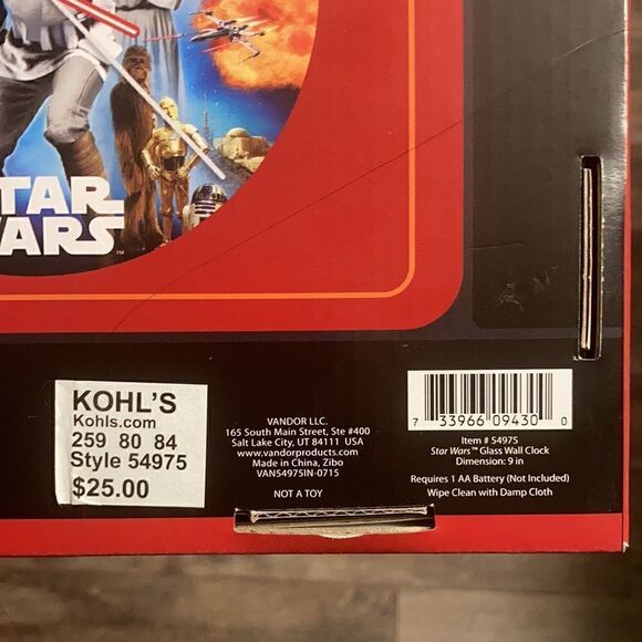 Star Wars clock   - Picture 3 of 3